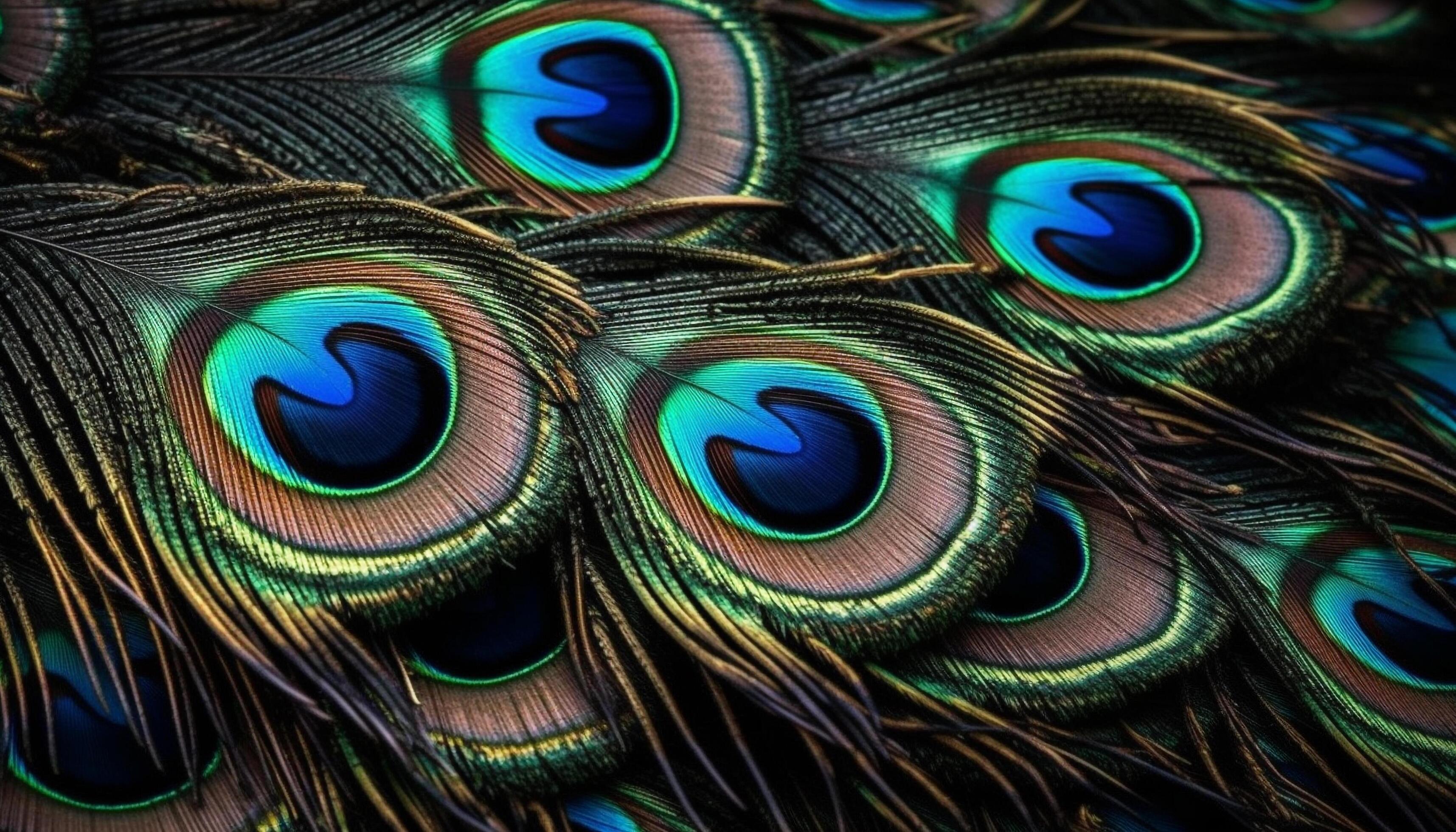 peacock feather desktop background