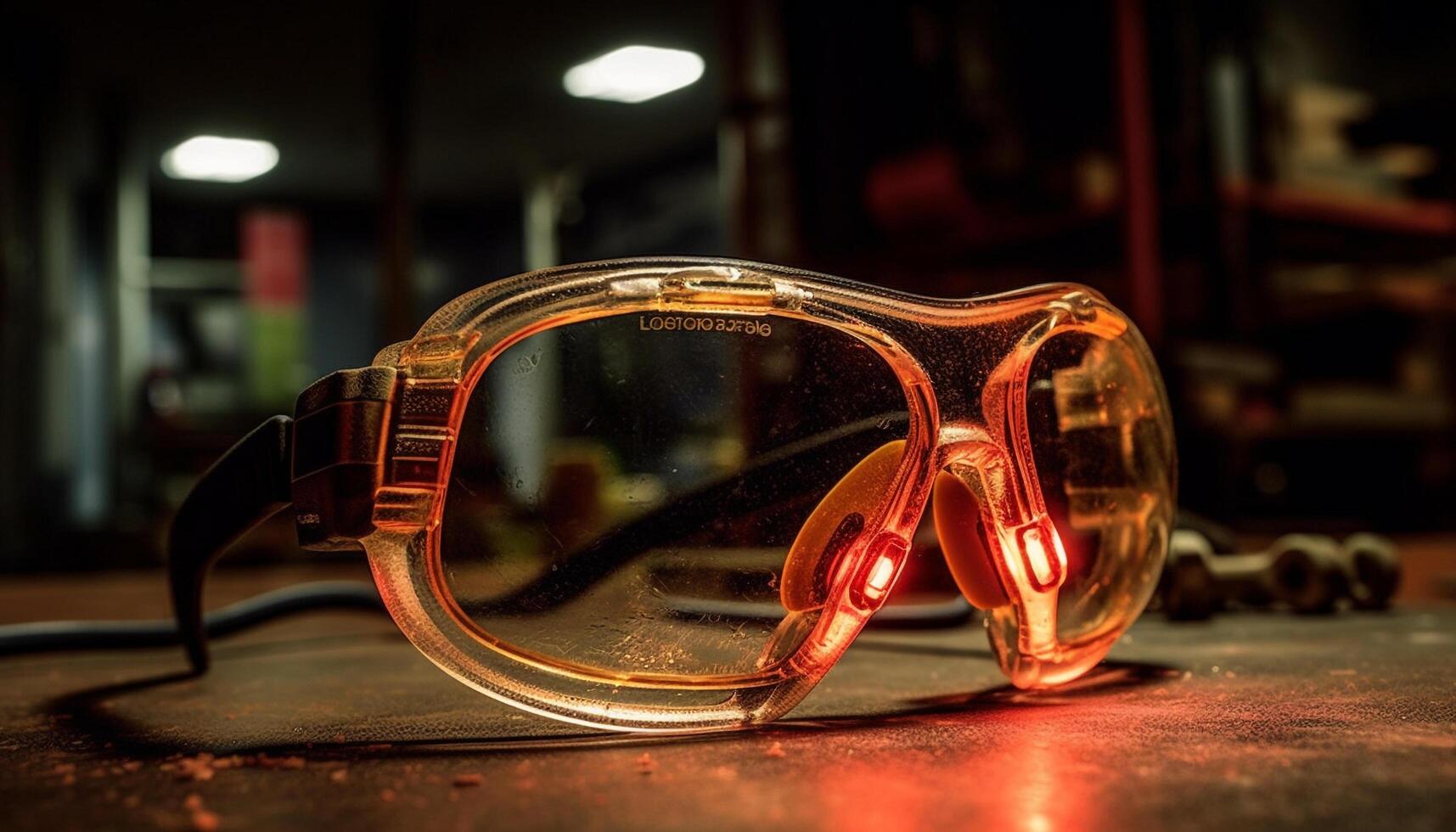 Elegance and fashion meet in modern eyewear for men generated by AI photo