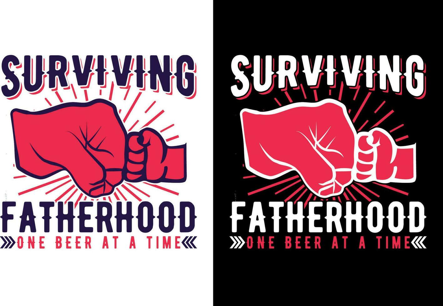 Father's day typography quote t shirt design vector