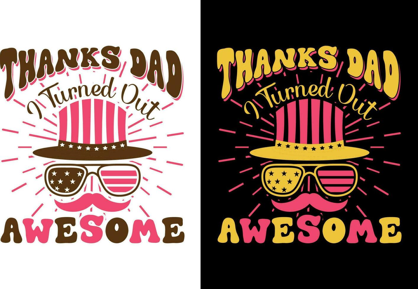 Father's day typography quote t shirt design vector