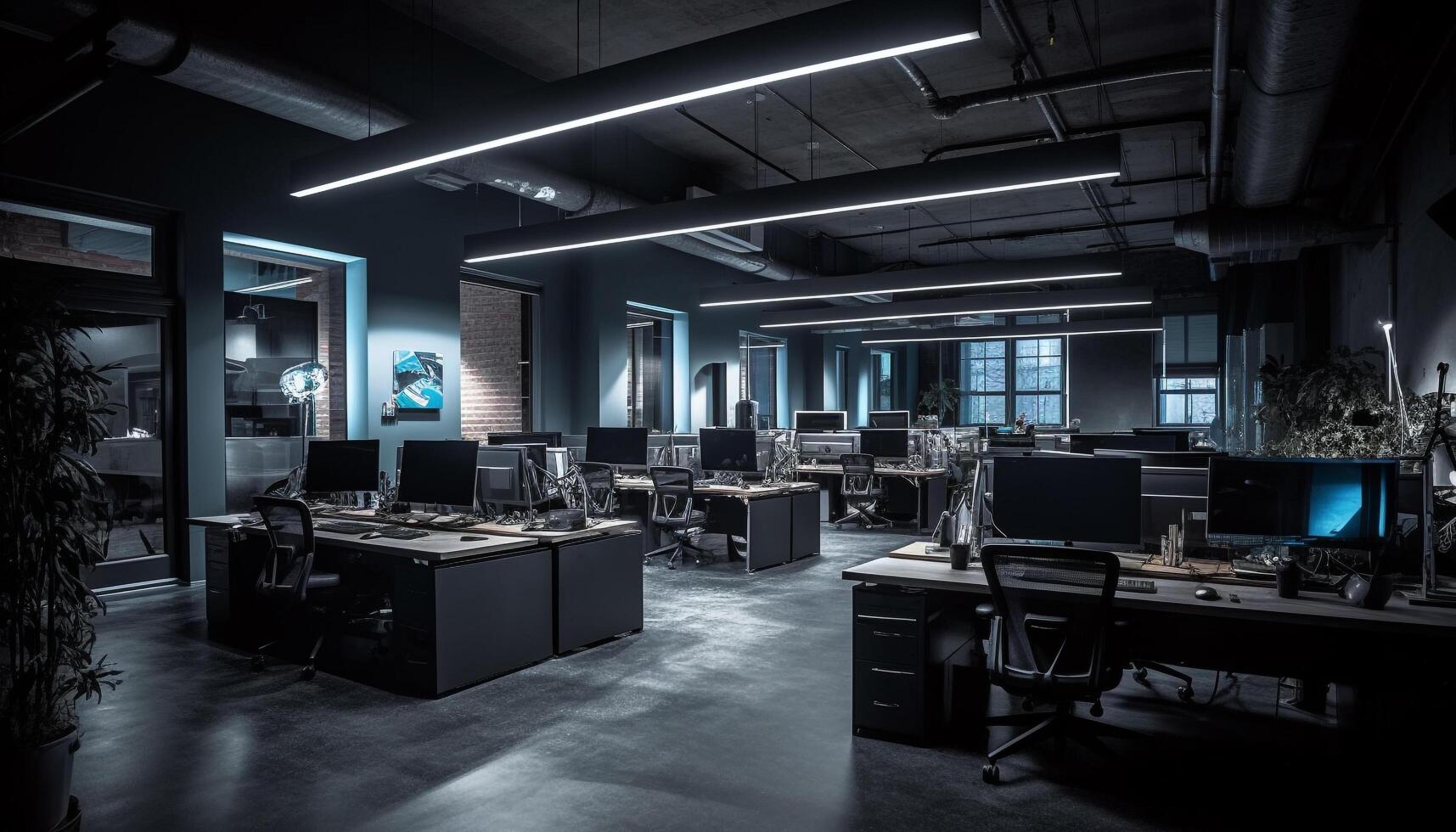 Professional using AI workstation