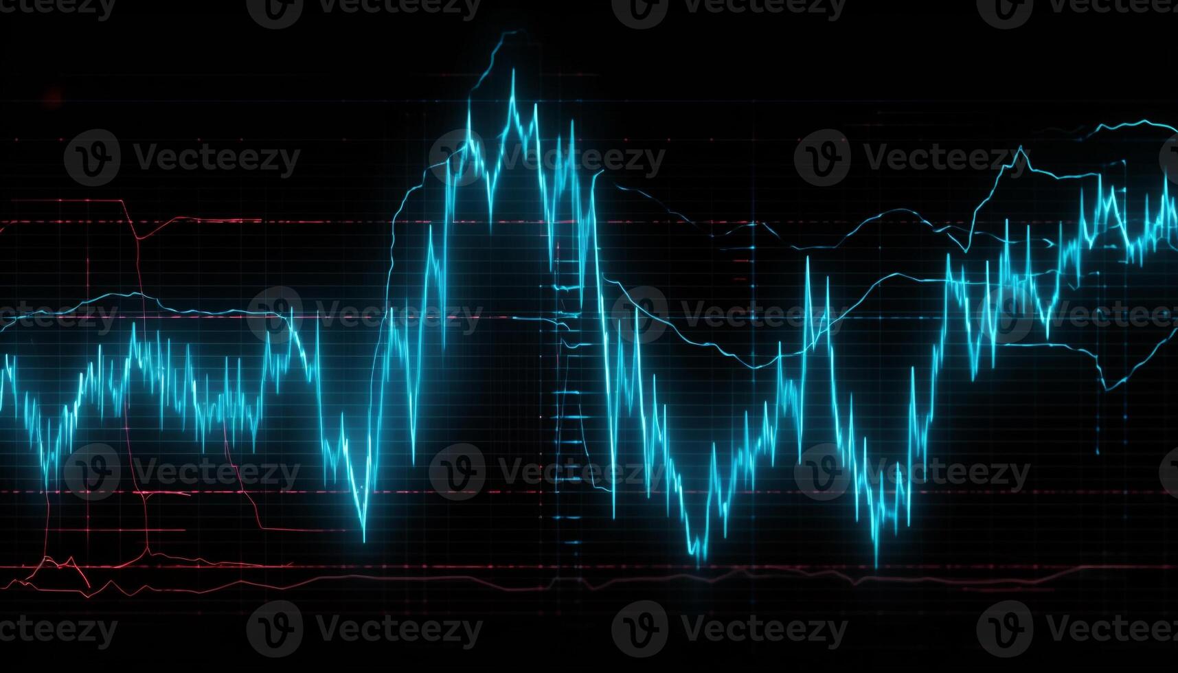 Digitally generated image defeats natural phenomenon with pulsating sound waves generated by AI photo