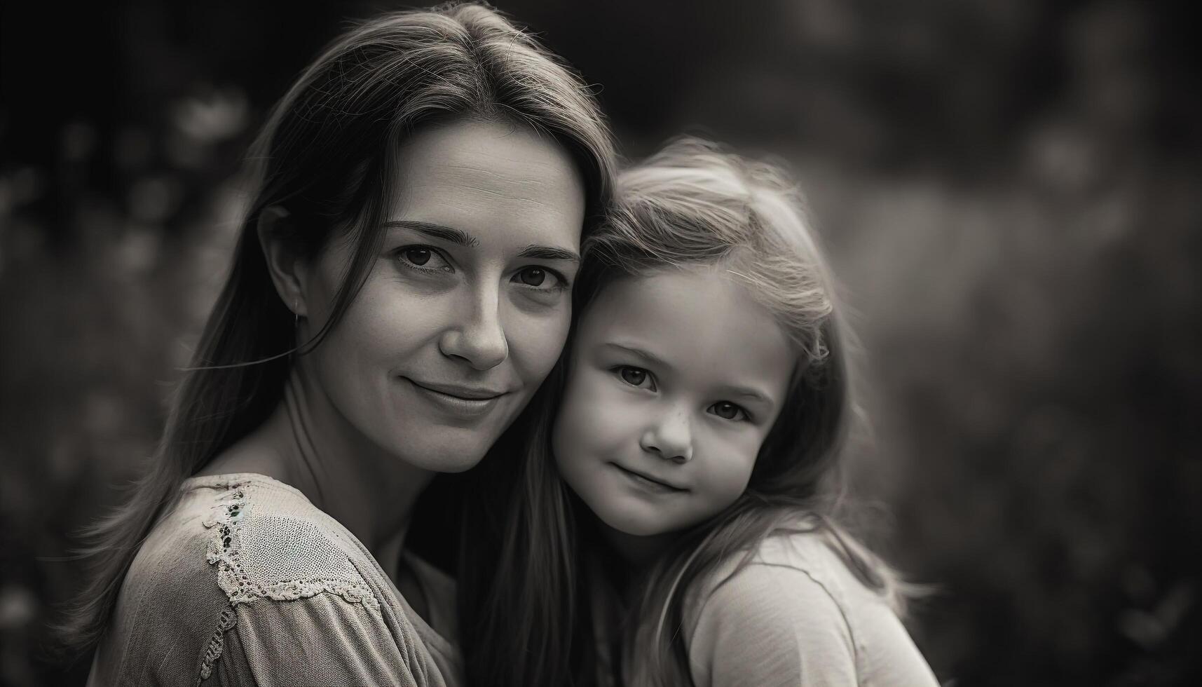 Young women embracing nature, enjoying summer, smiling at camera generated by AI photo