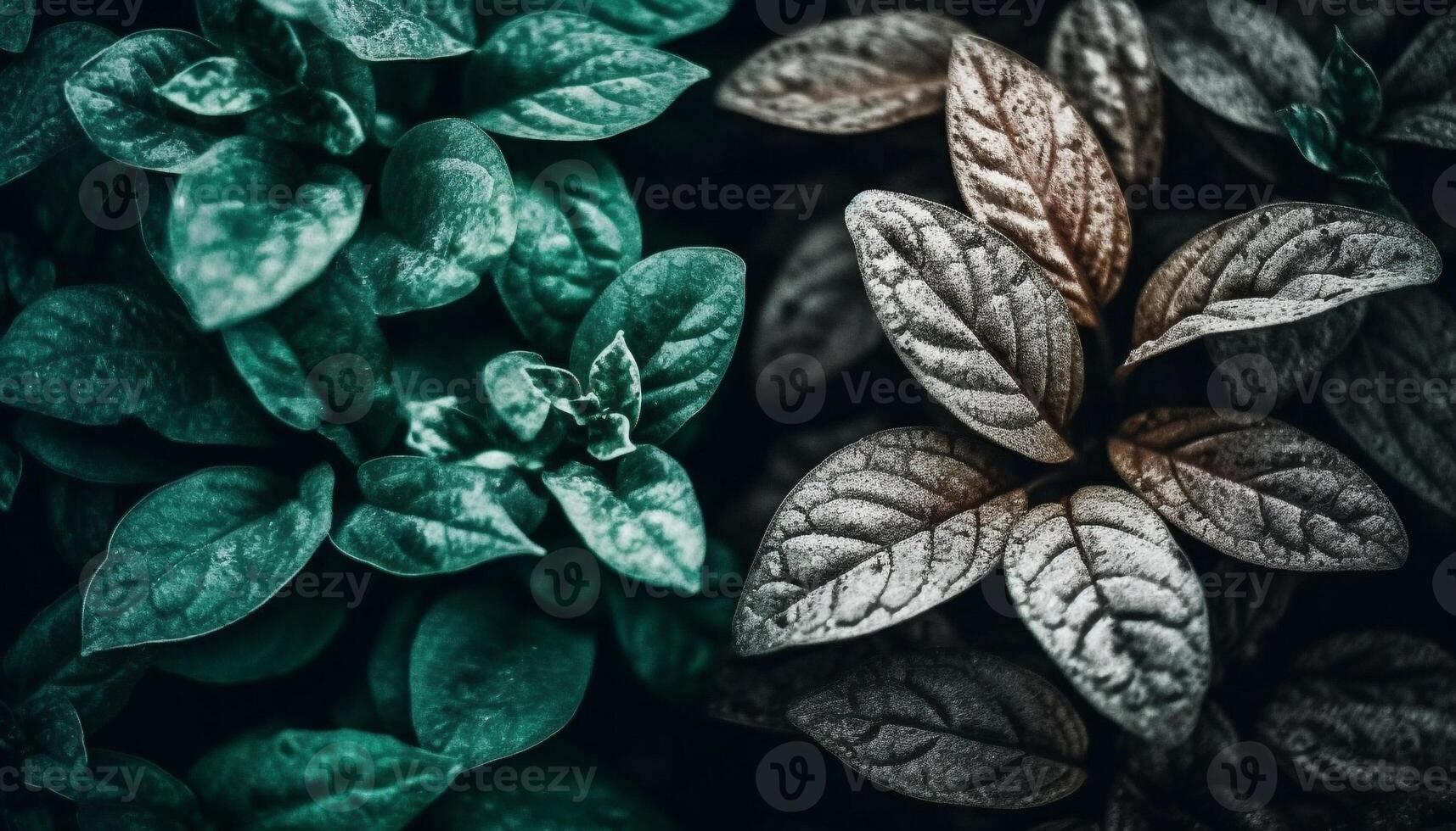 Fresh hydrangea blossom with dew drop on green leaf foreground generated by AI photo