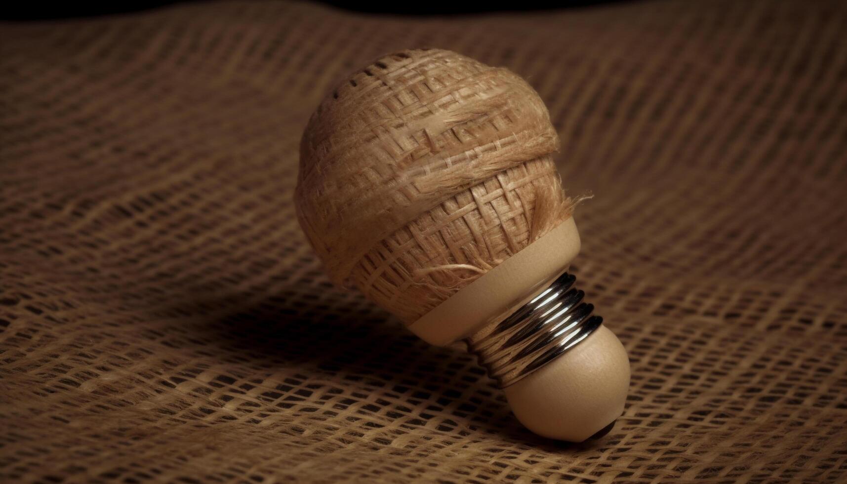 brillante filamento en antiguo eléctrico lámpara chispas creativo ambiental soluciones generado por ai foto