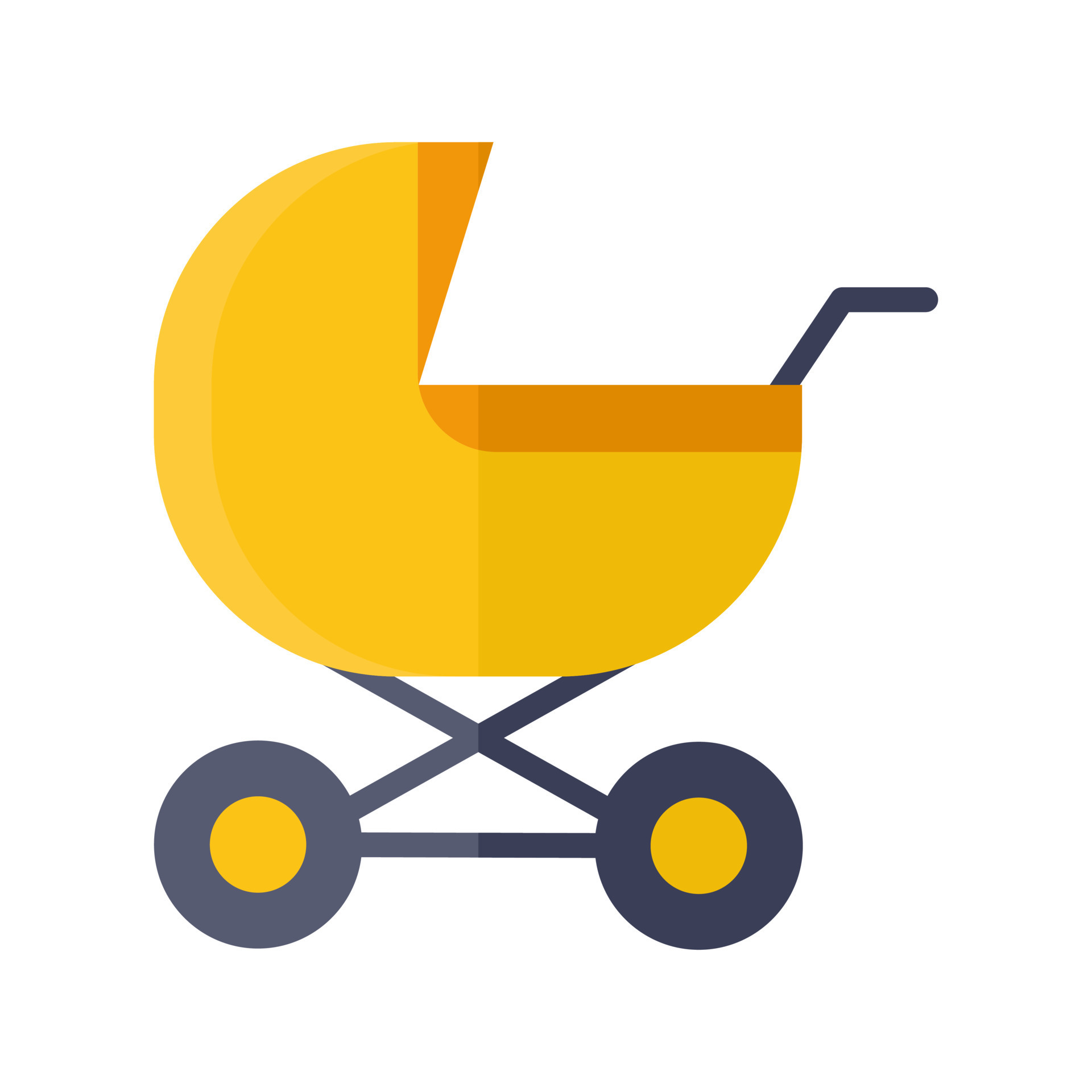 baby stroller icon for a website. Vector icon 24581194 Vector Art