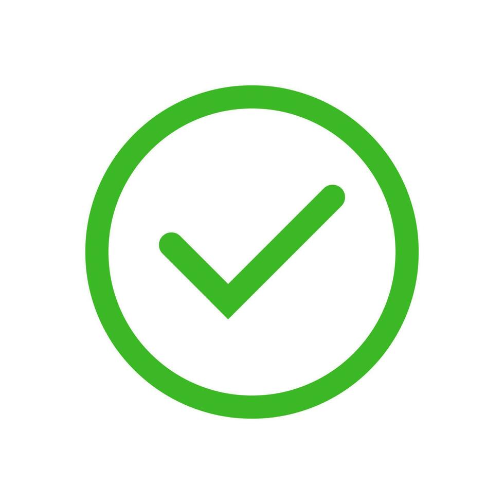 Decision making icons for yes and no voting. Vector illustration isolated on white background.