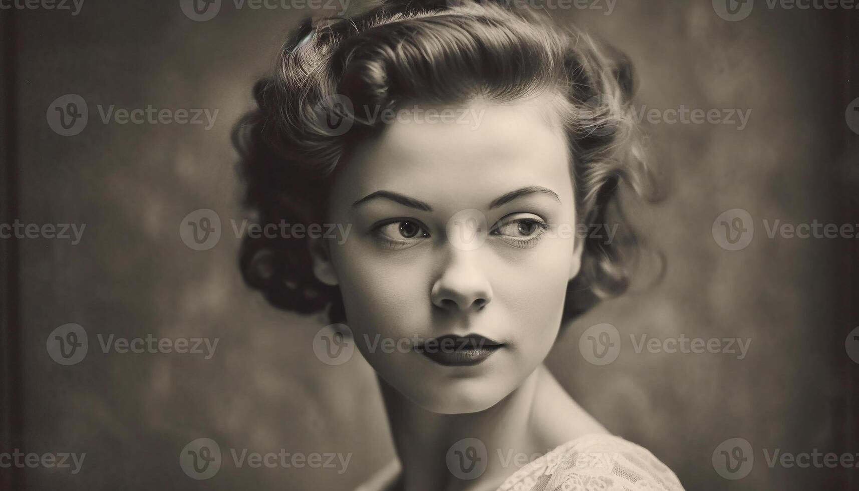 Beautiful woman, sensuality fashion model, portrait, close up generated by AI photo