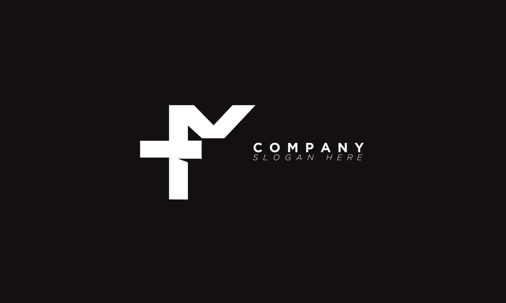TM Alphabet letters Initials Monogram logo MT, T and M vector