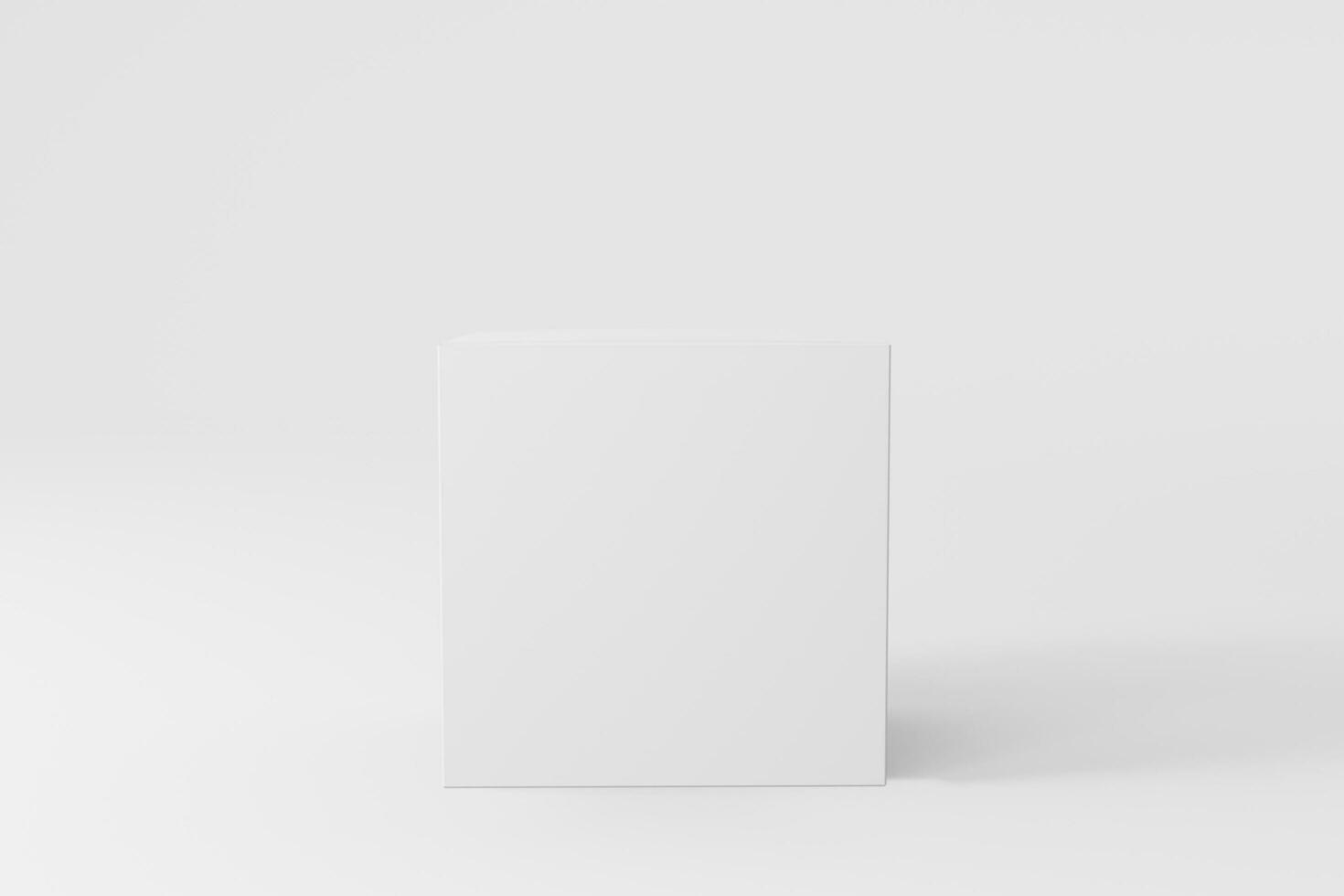 Square box mockup, cosmetic, packaging mockup design photo