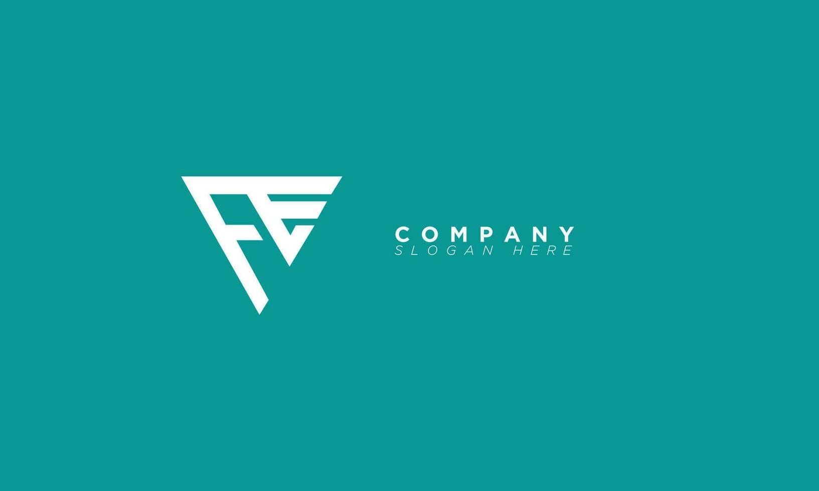 FE Alphabet letters Initials Monogram logo EF, F and E vector