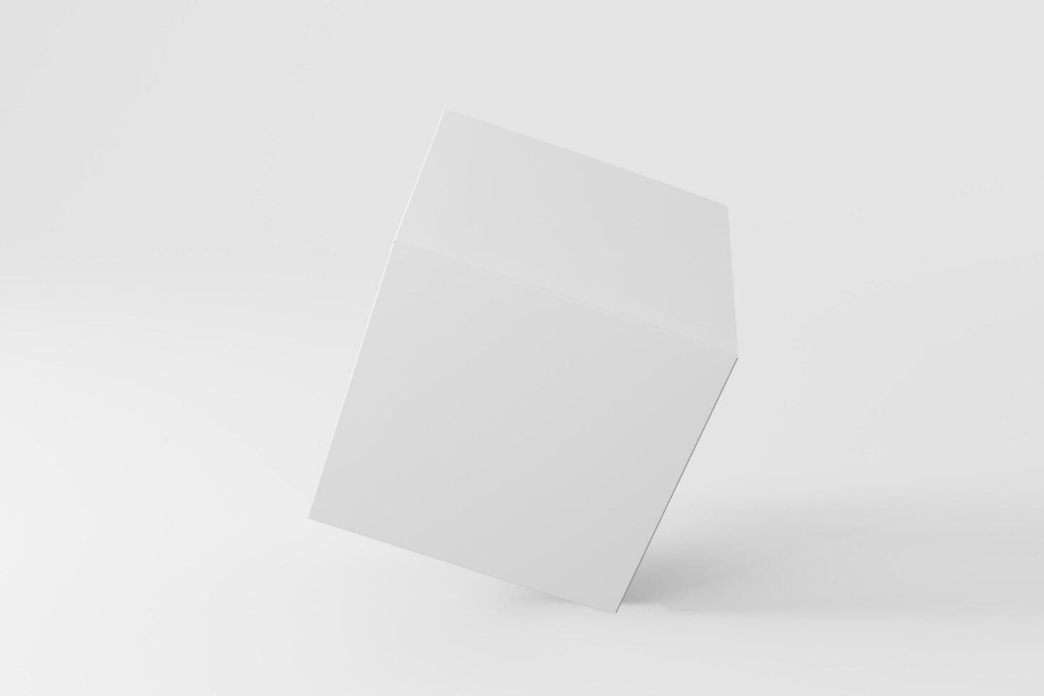 Square box mockup, cosmetic, packaging mockup design photo