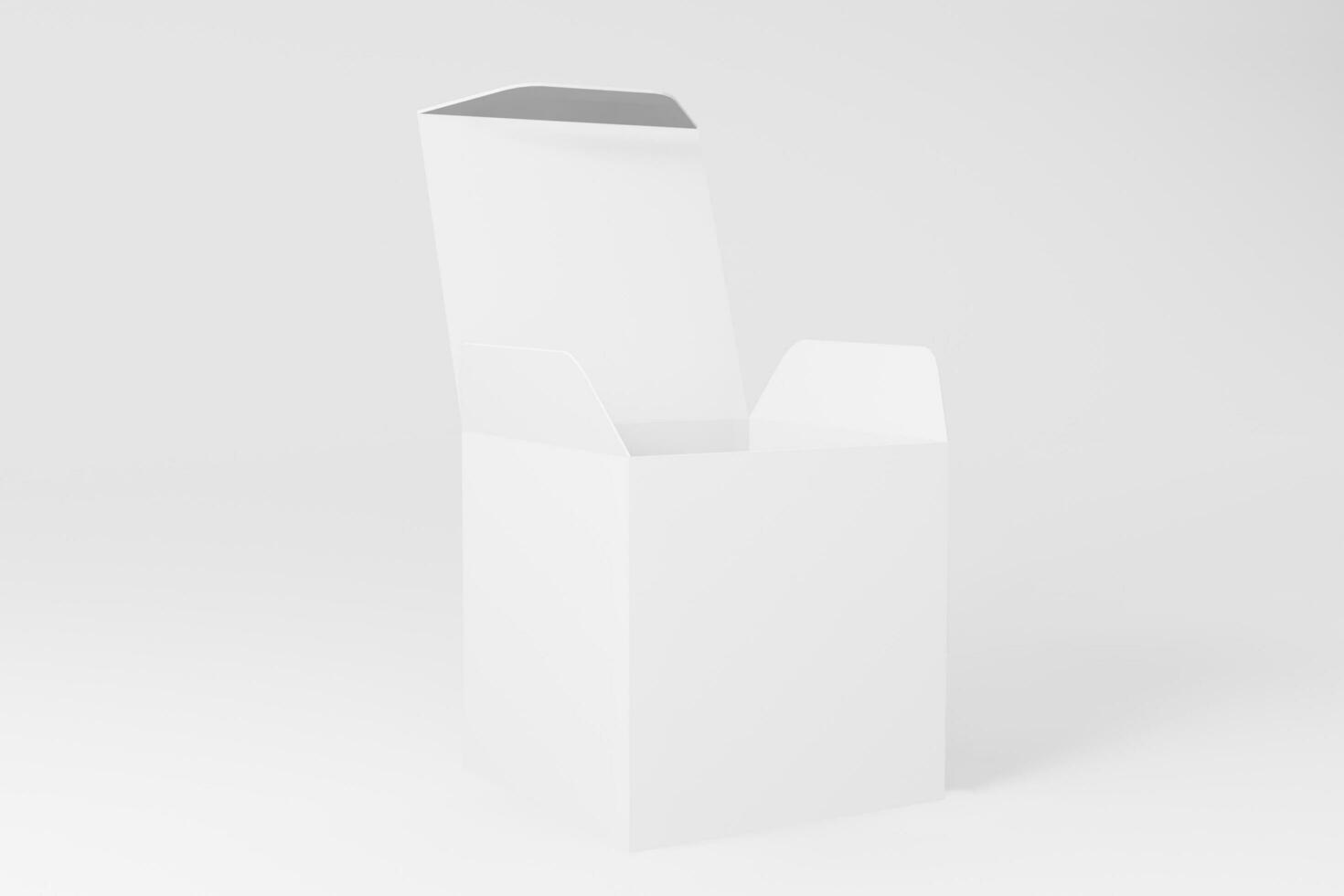 Square box mockup, cosmetic, packaging mockup design photo