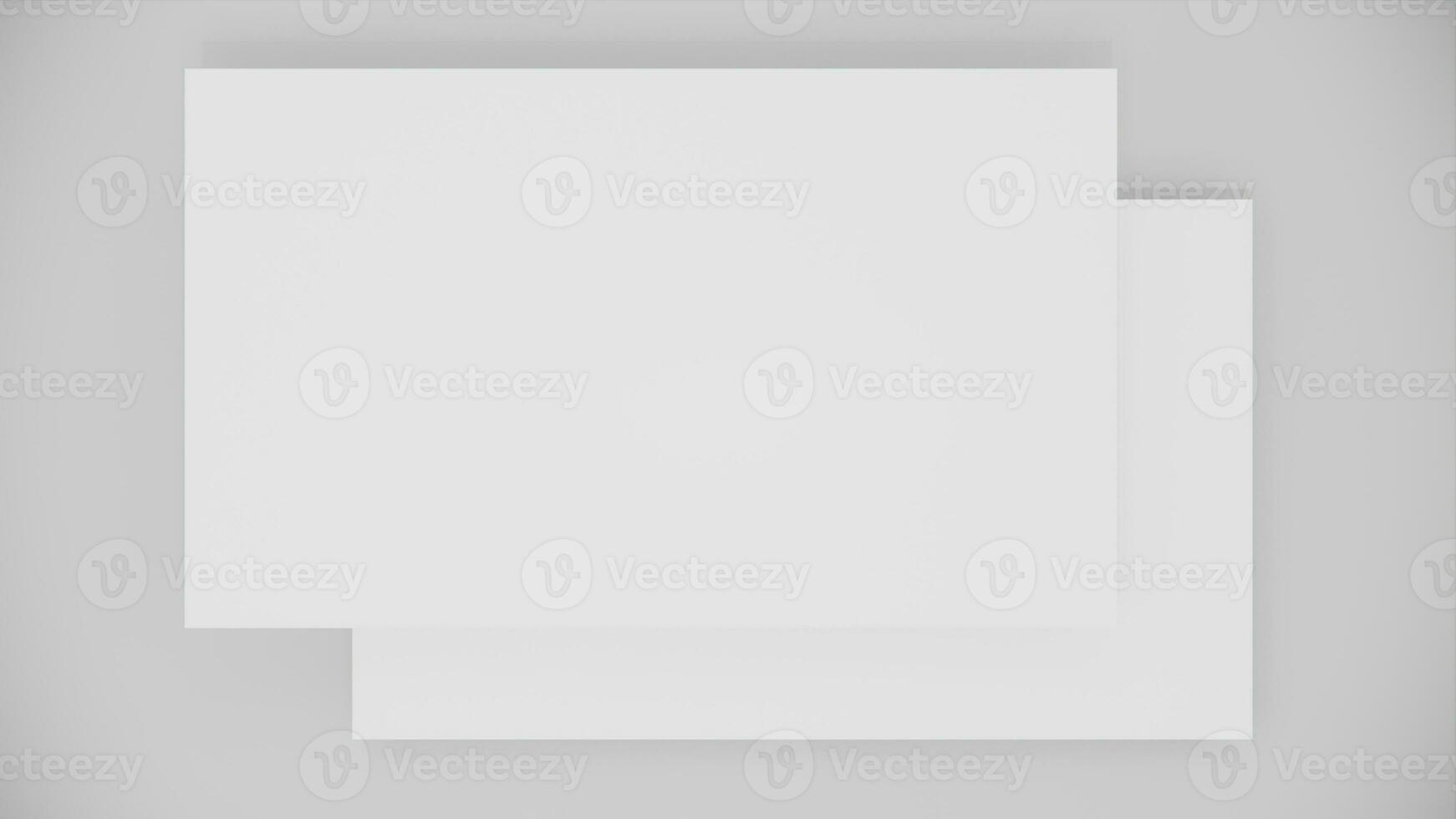 Modern business card mockup template with clipping path. Mock-up design for presentation branding, corporate identity, advertising, personal, stationery, graphic designers presentations. 3d Rendering photo