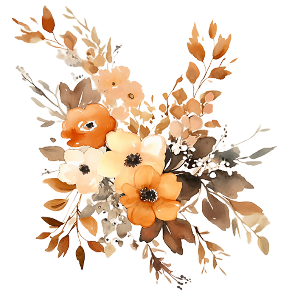 waterverf bloemen bloem ontwerp, waterverf bloem regelingen bloemen, waterverf bloem ontwerp, bloem sublimatie bloemen clip art, bruiloft decoratie, ai gegenereerd png