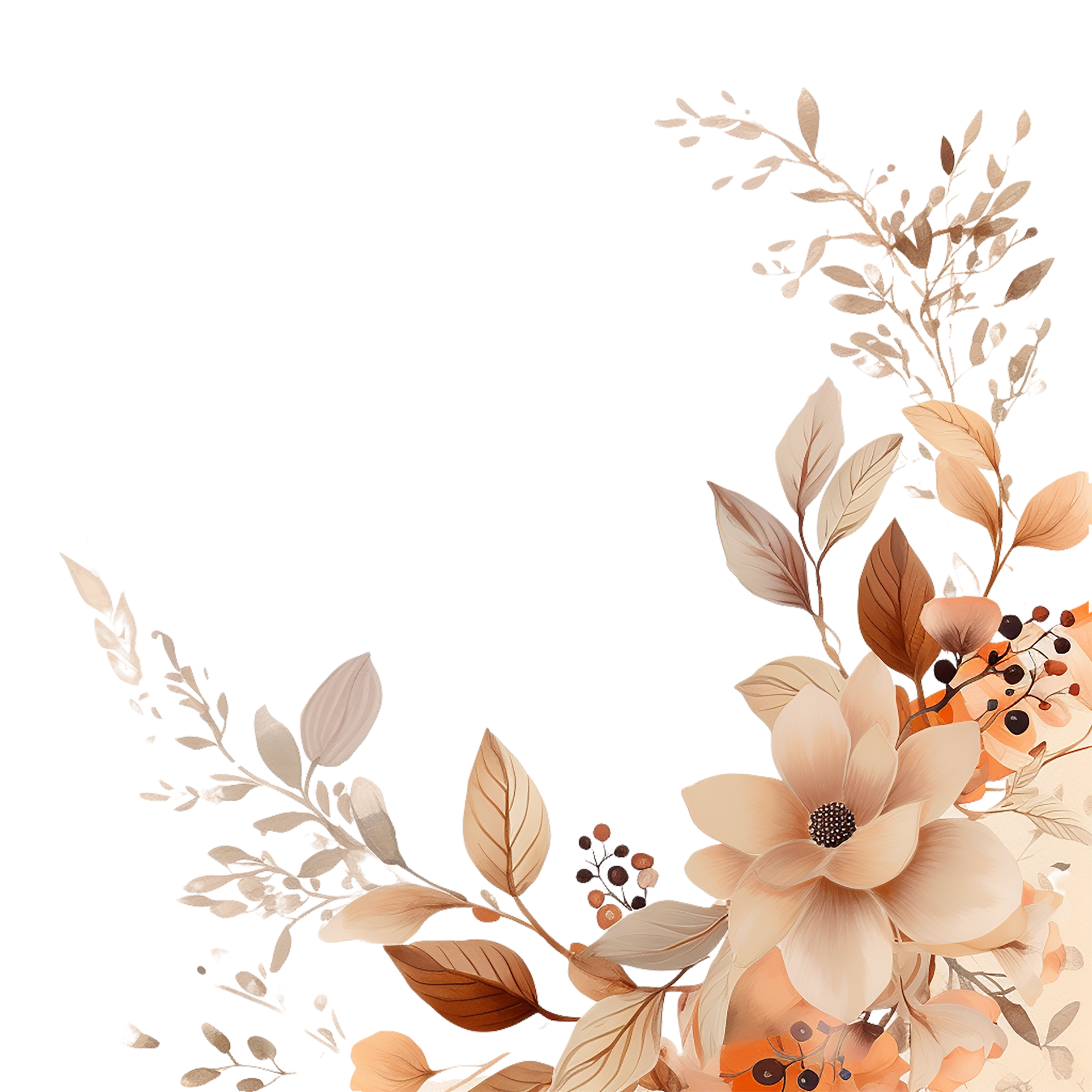 Watercolor Floral Flower Design, Watercolor Flower Arrangements Florals