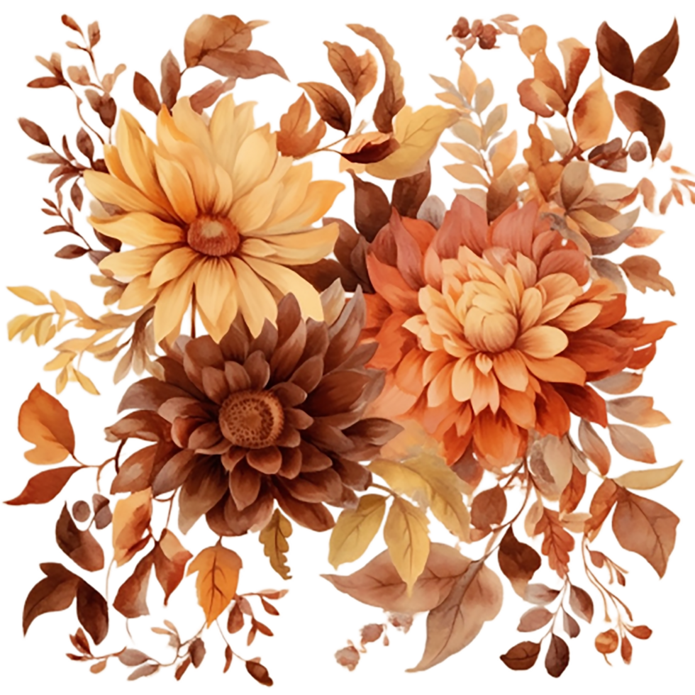 waterverf bloemen bloem ontwerp, waterverf bloem regelingen bloemen, waterverf bloem ontwerp, bloem sublimatie bloemen clip art, bruiloft decoratie, ai gegenereerd png