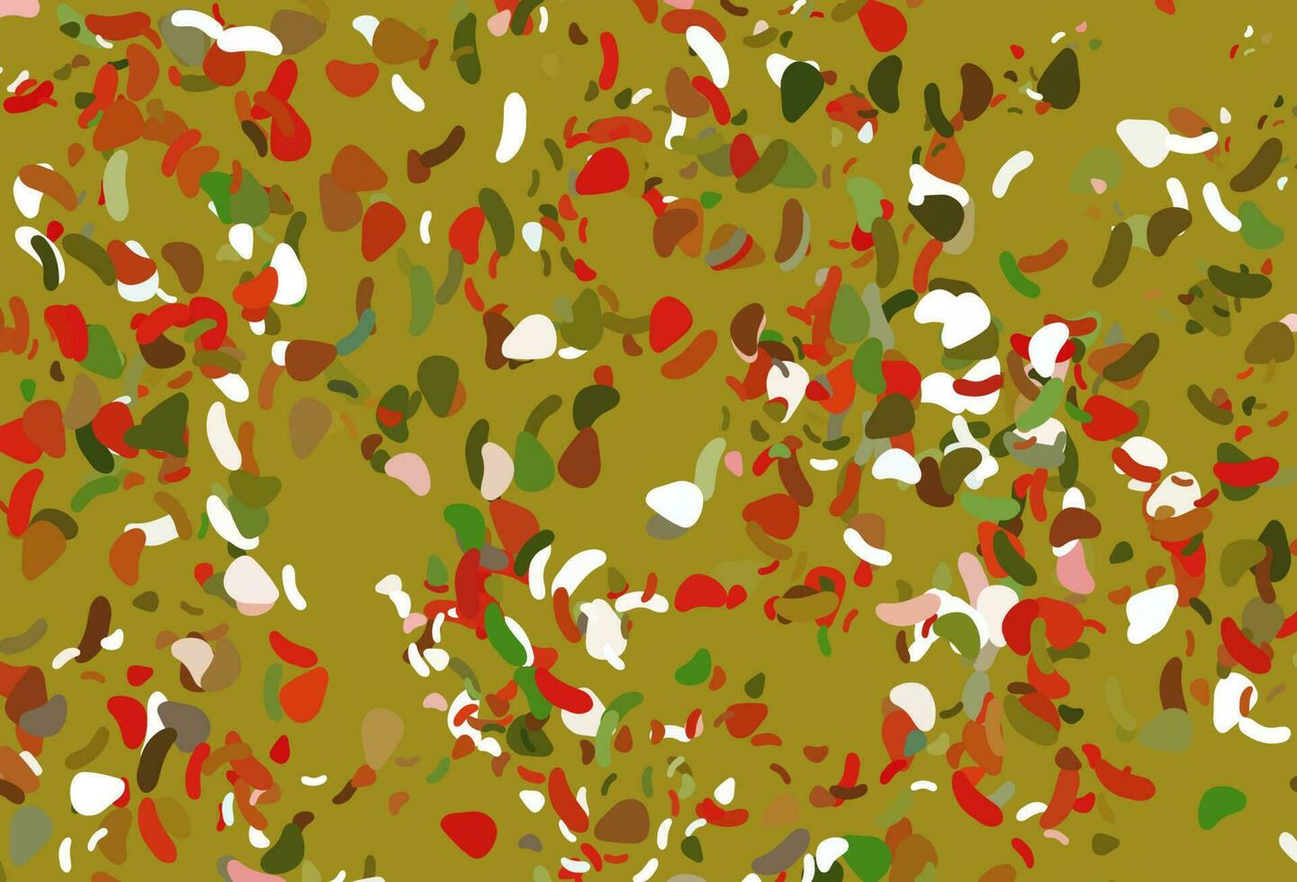 Light green, red vector texture with random forms.