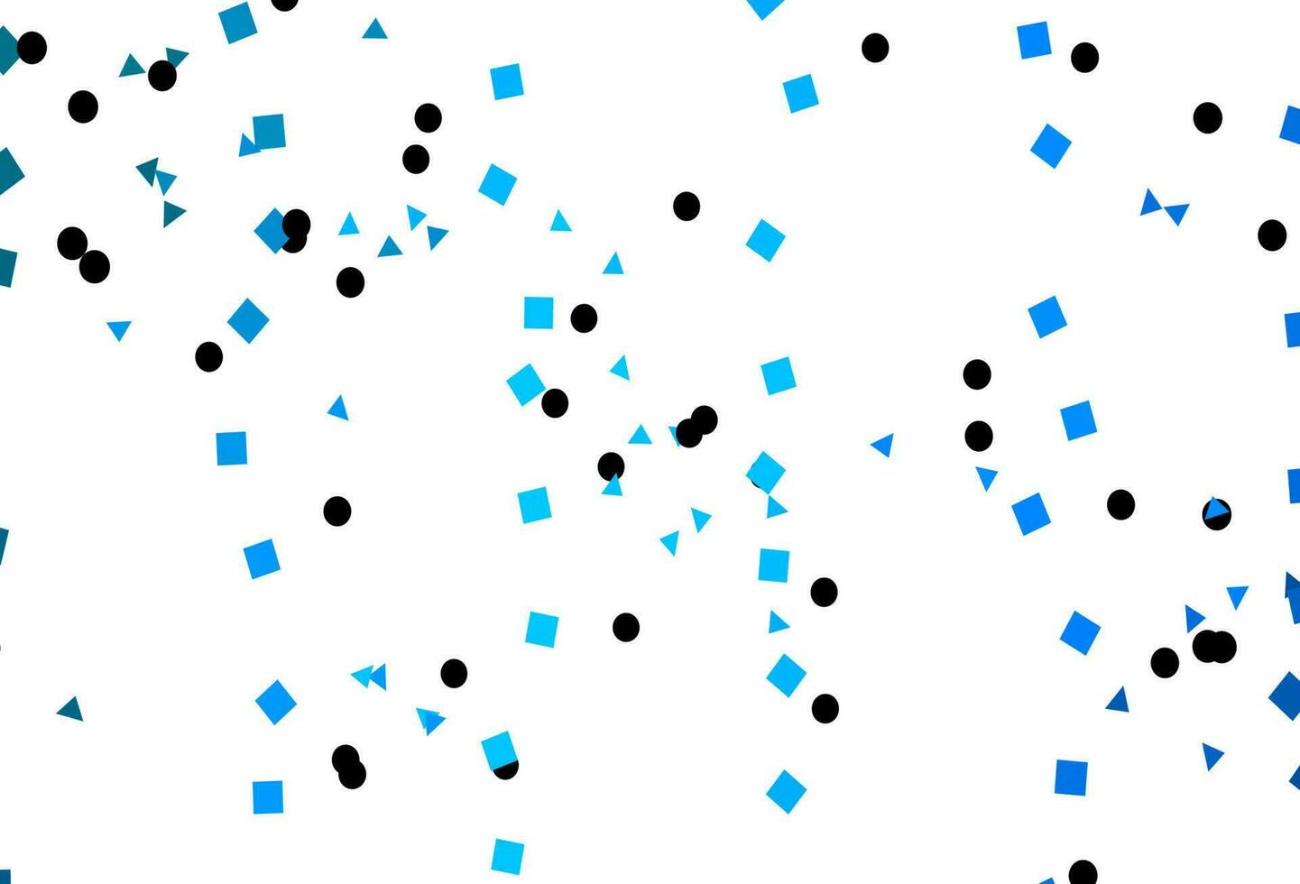 Light BLUE vector texture in poly style with circles, cubes.