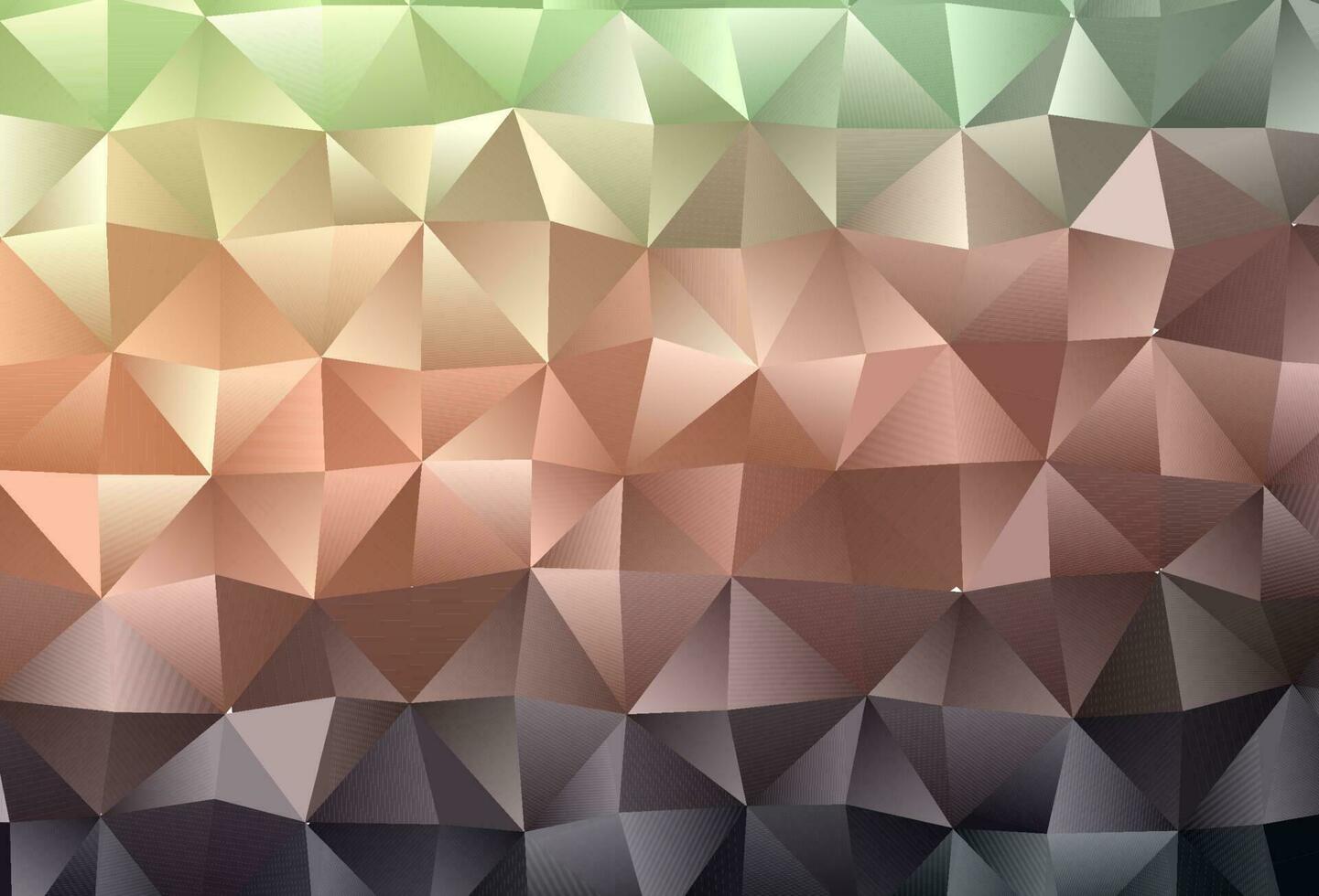 Dark Green, Red vector blurry triangle texture.