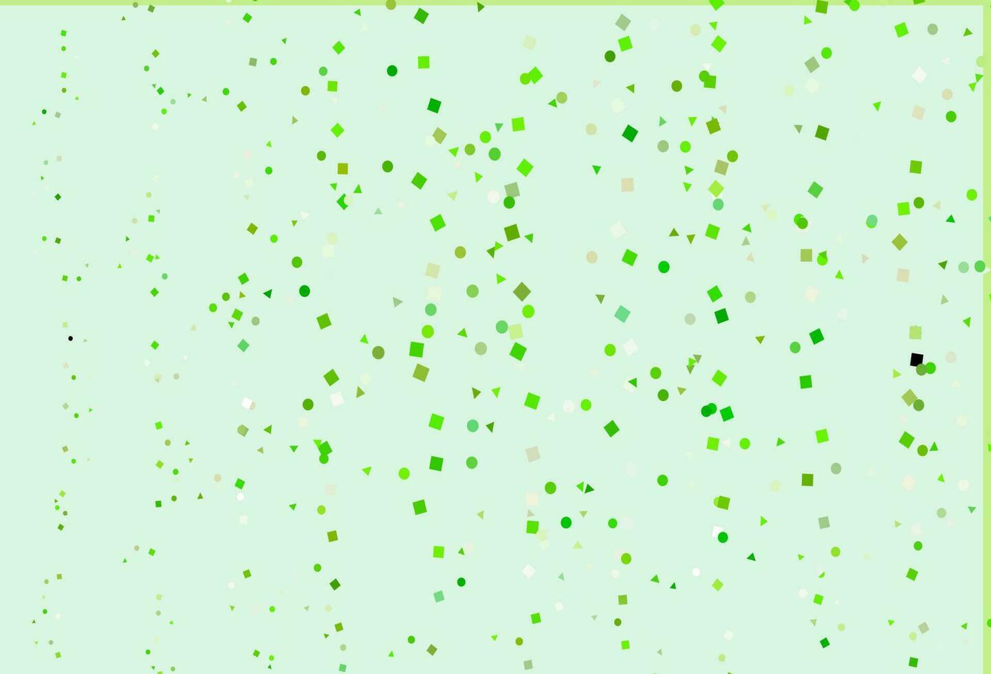Light Green vector backdrop with lines, circles, rhombus.
