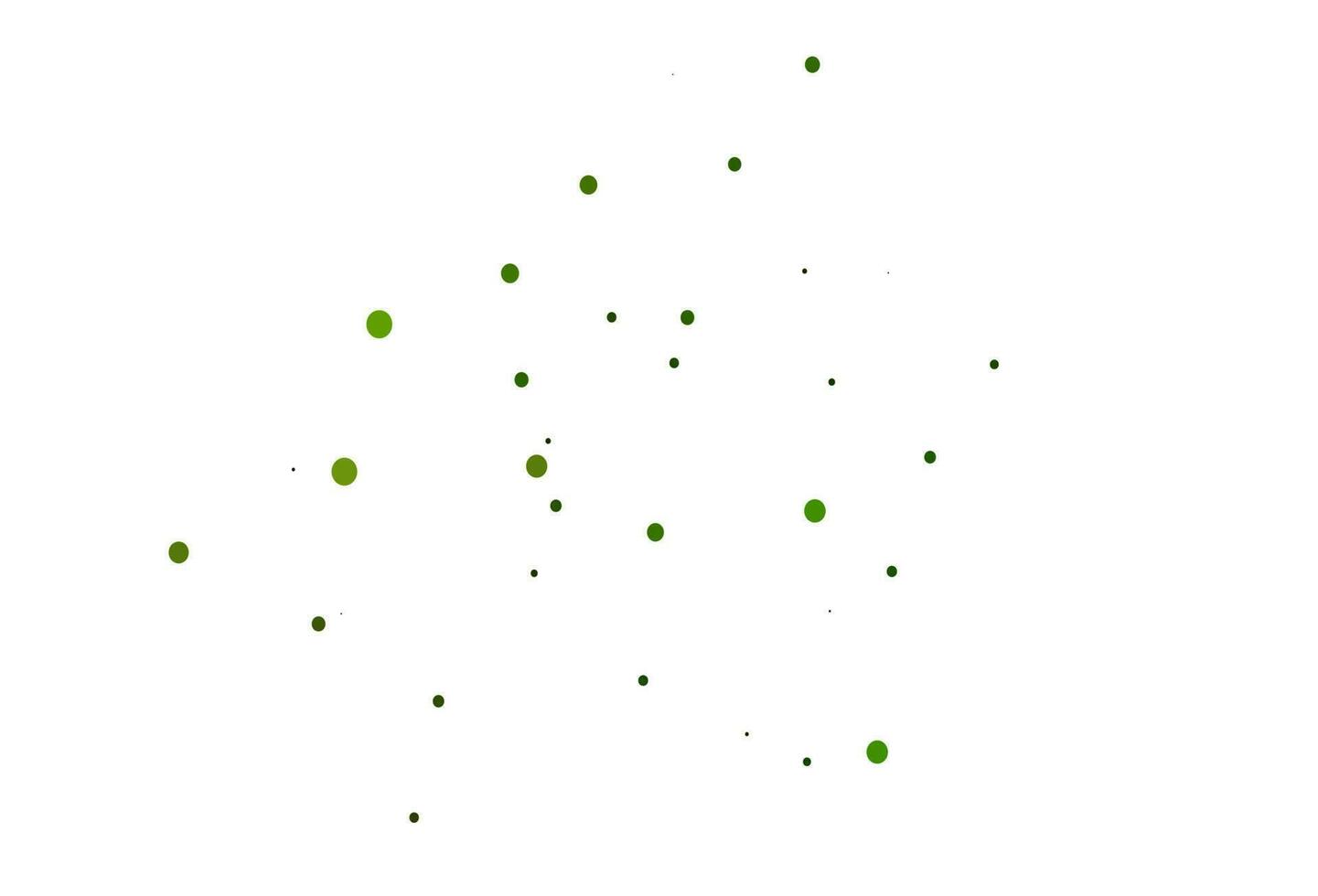 Light Green vector cover with spots.
