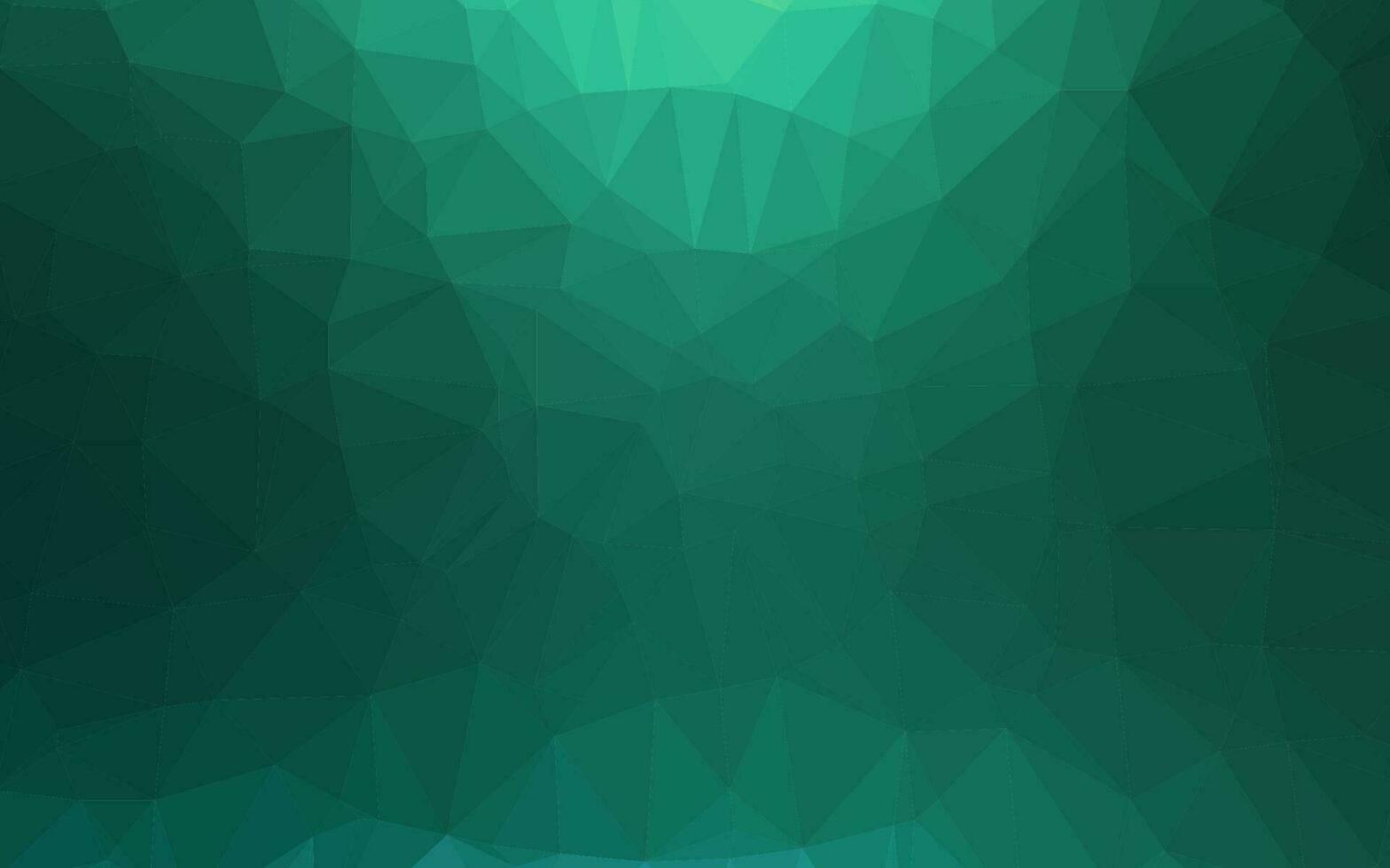 Light Green vector low poly layout.