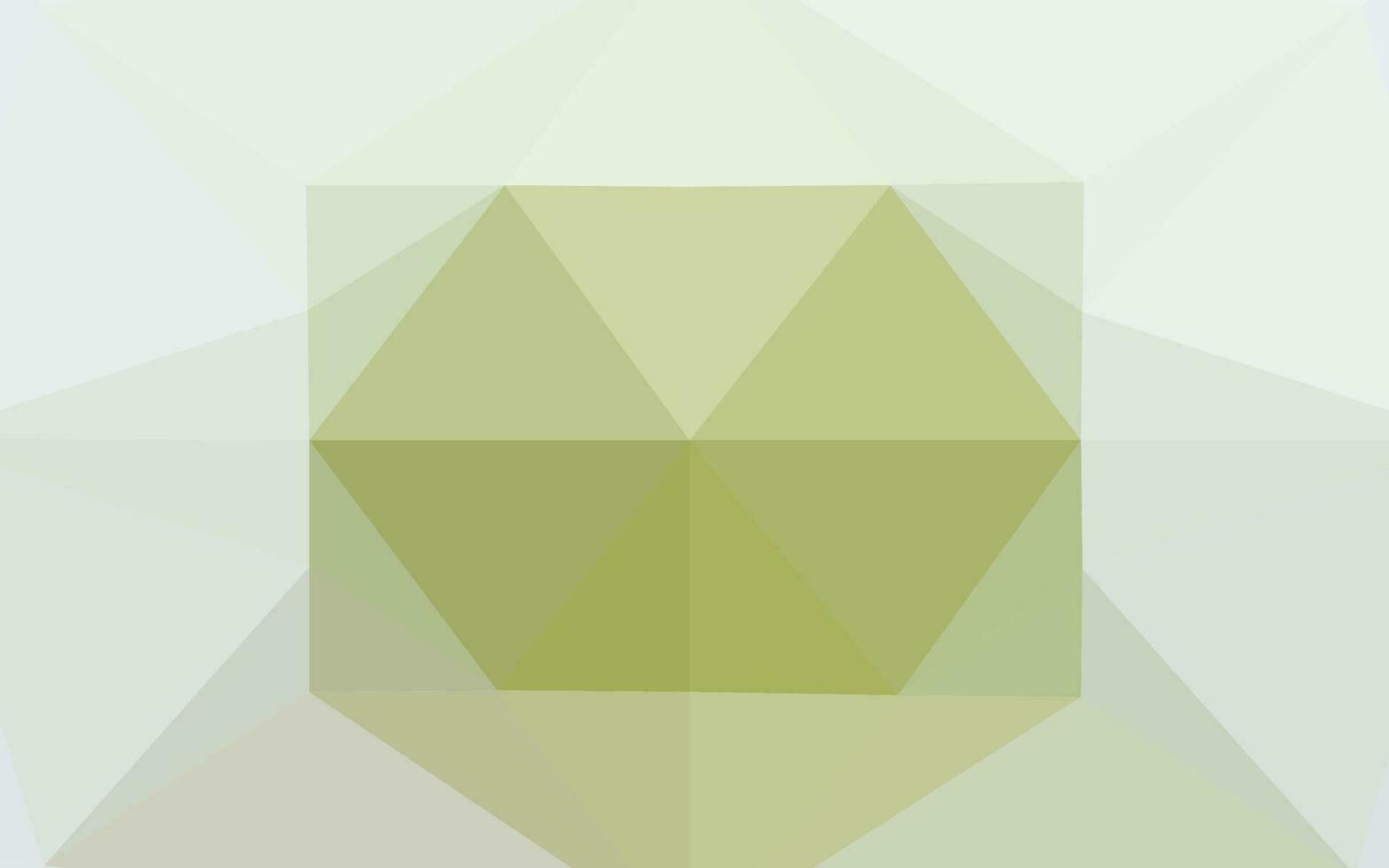 Light Green vector abstract polygonal layout.