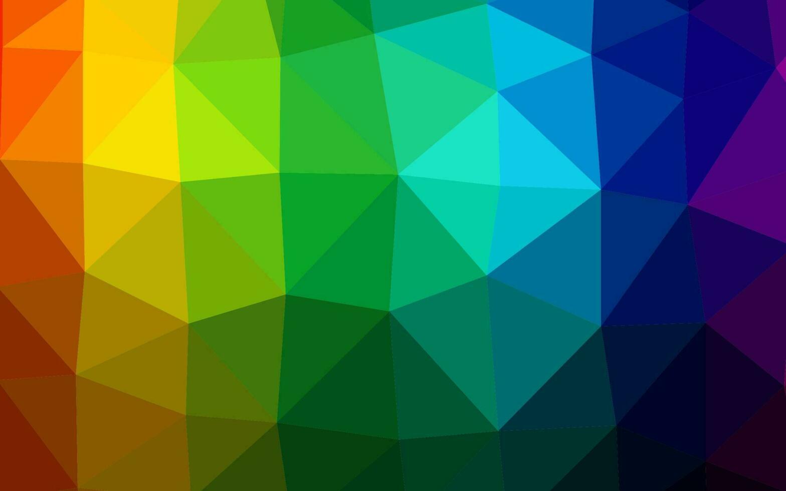 Dark Multicolor, Rainbow vector triangle mosaic texture.