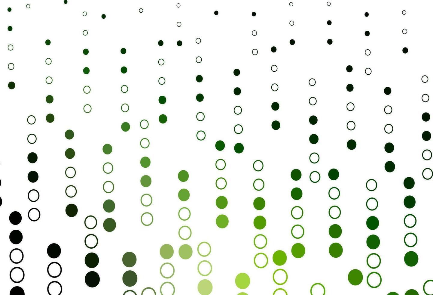 Light Green vector layout with circle shapes.