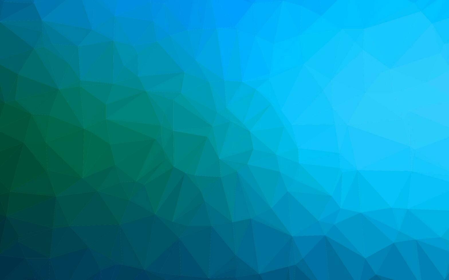 Light Blue, Green vector low poly layout.