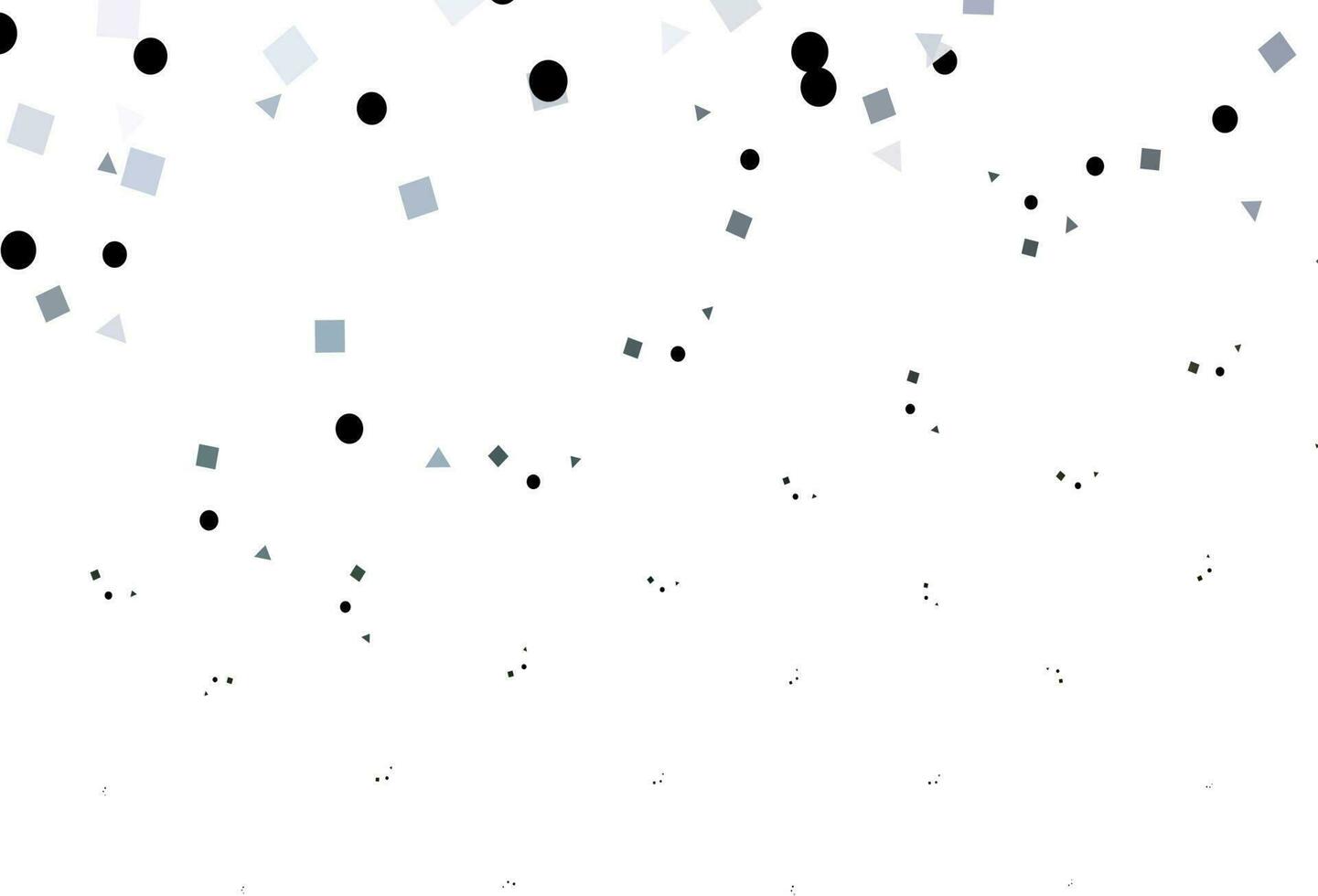 Light Green vector template with crystals, circles, squares.