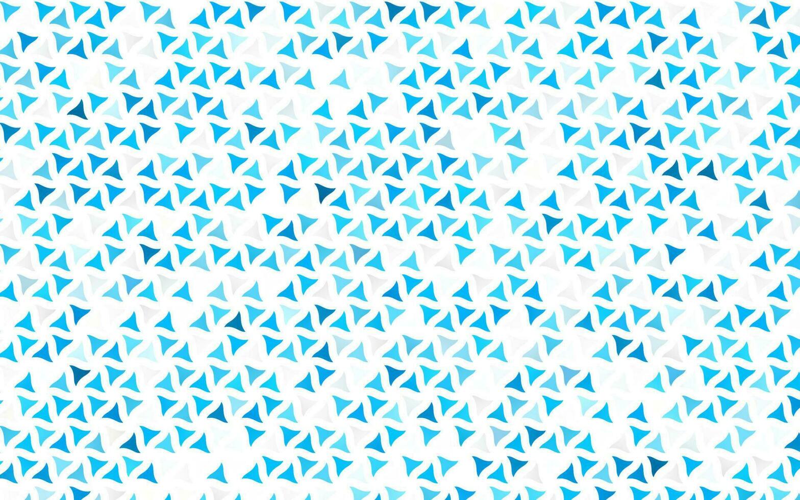 Light BLUE vector seamless pattern in polygonal style.