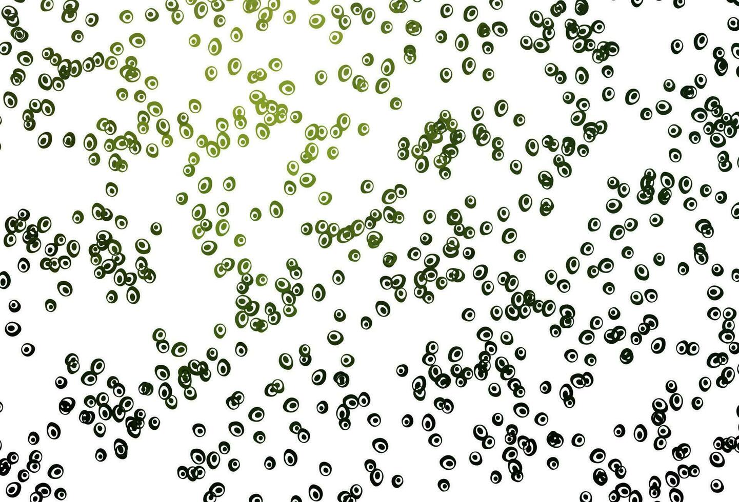 Light Green vector template with circles.