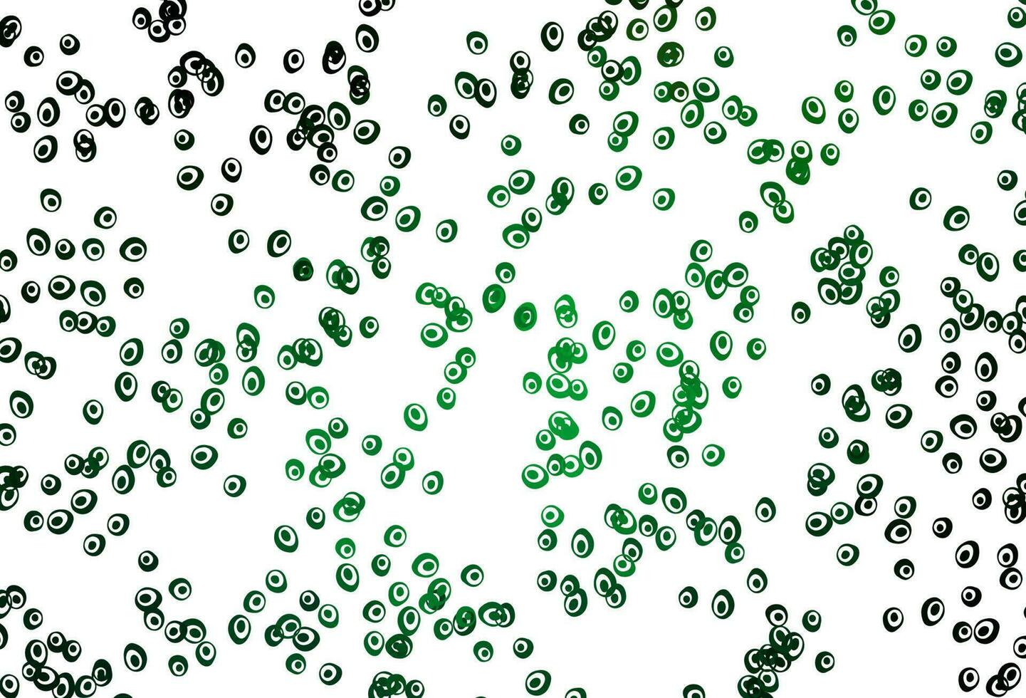 textura de vector verde claro con discos.