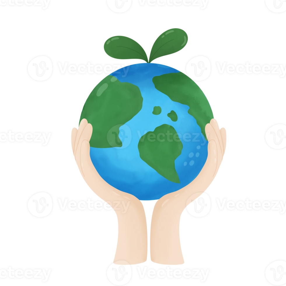 earth in hand png