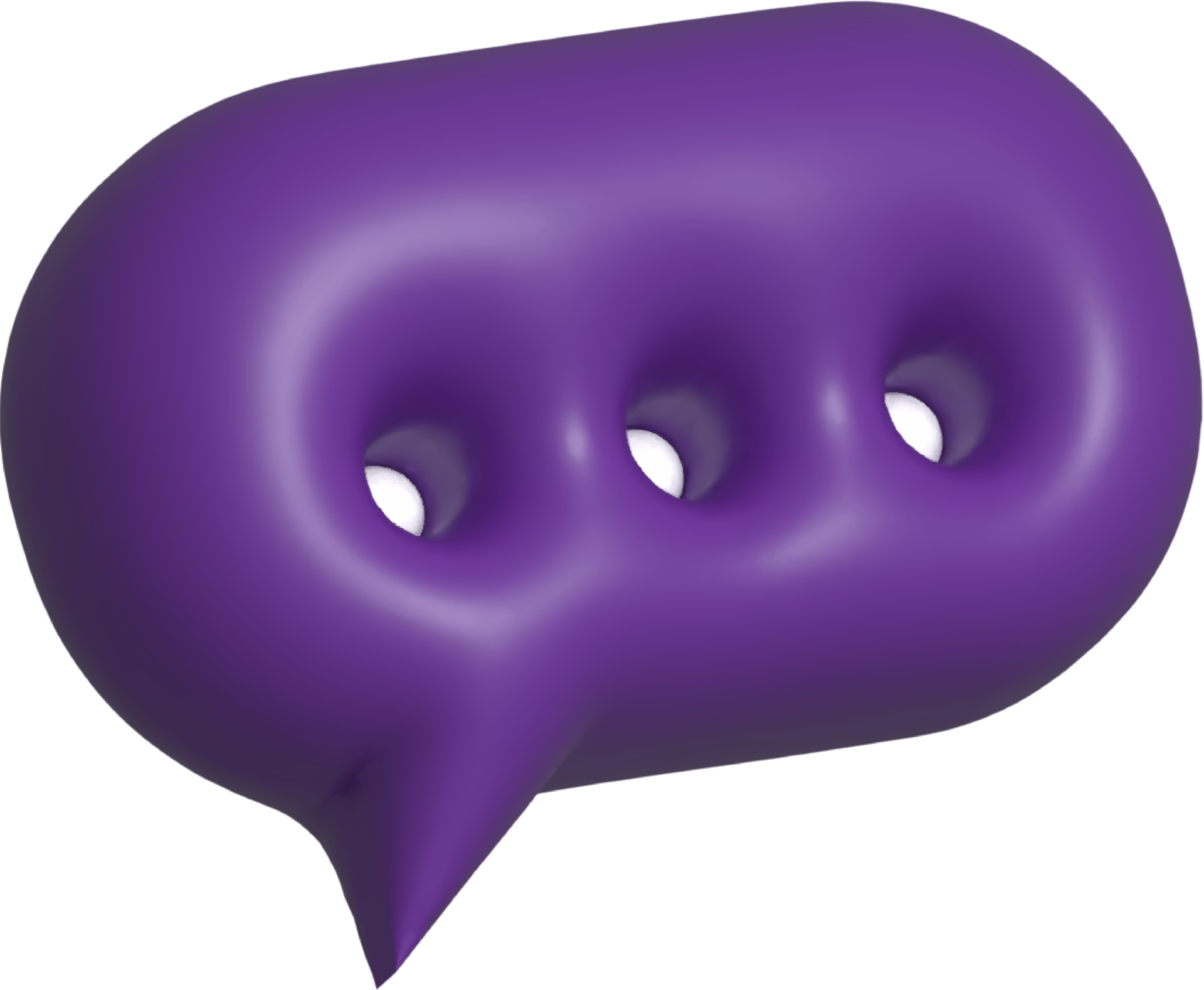 3d chat icon 24584367 PNG