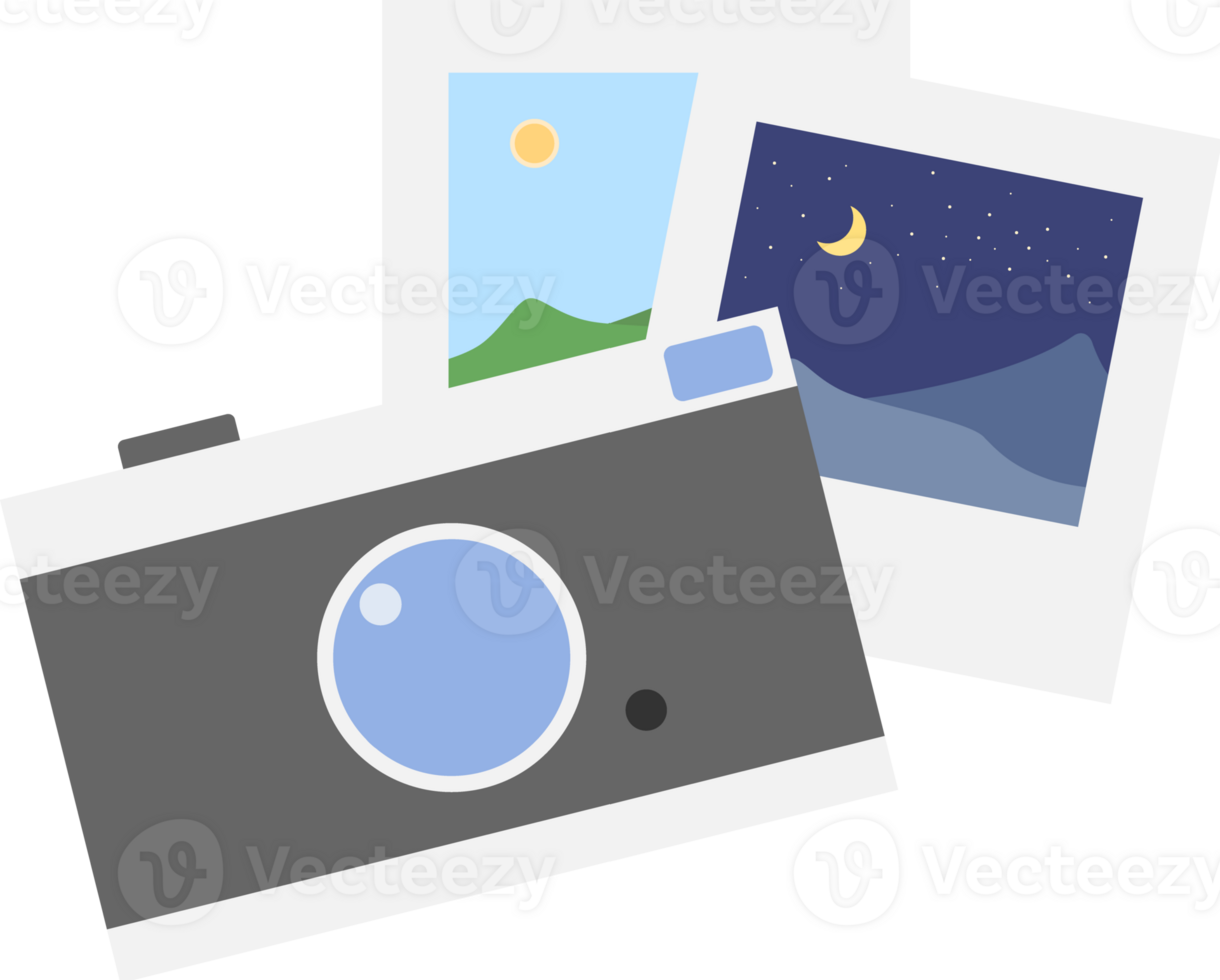 camera with photograph cartoon element png