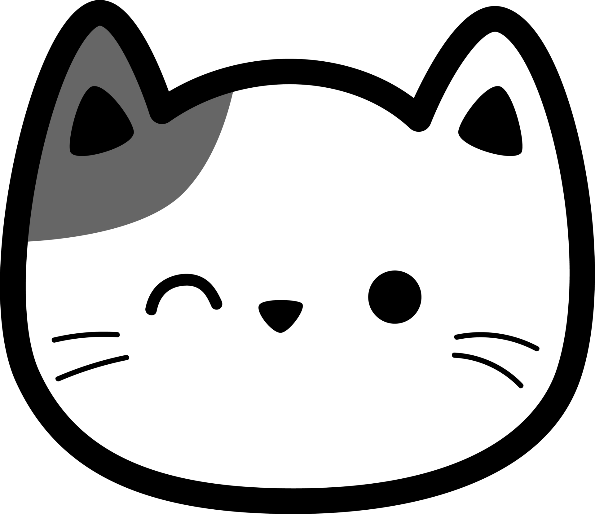 Cute Cat Face Flat Design Cartoon Element Illustration 24584427 PNG cute-cat-face-flat-design-cartoon-element-illustration-24584427-png