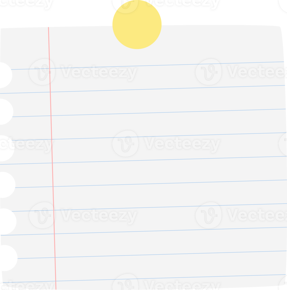 white sticky note with yellow washi tape png