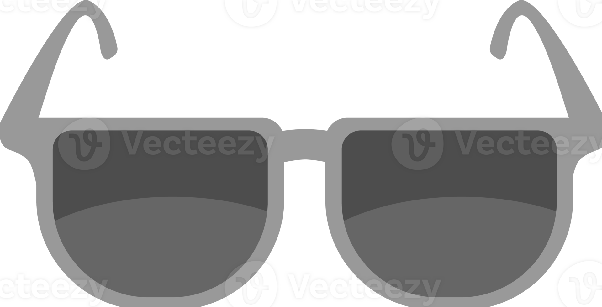 sunglasses cartoon flat design png