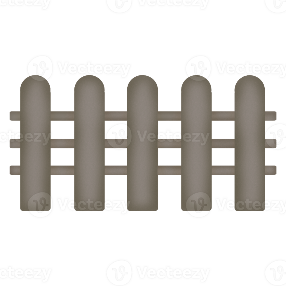 Lovely kawaii fence png