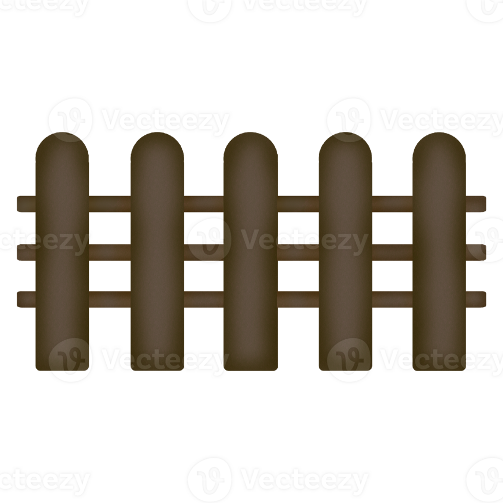 Lovely kawaii fence png