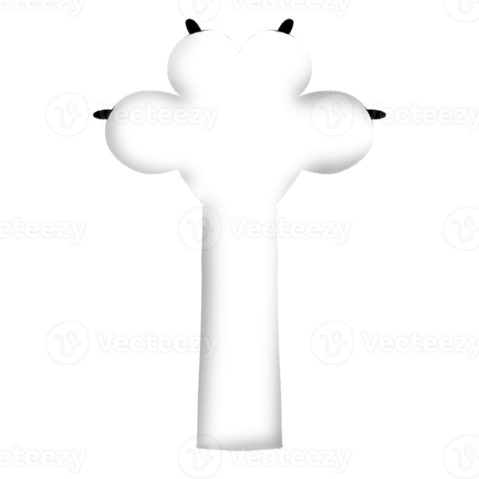 Kitten's little paw png