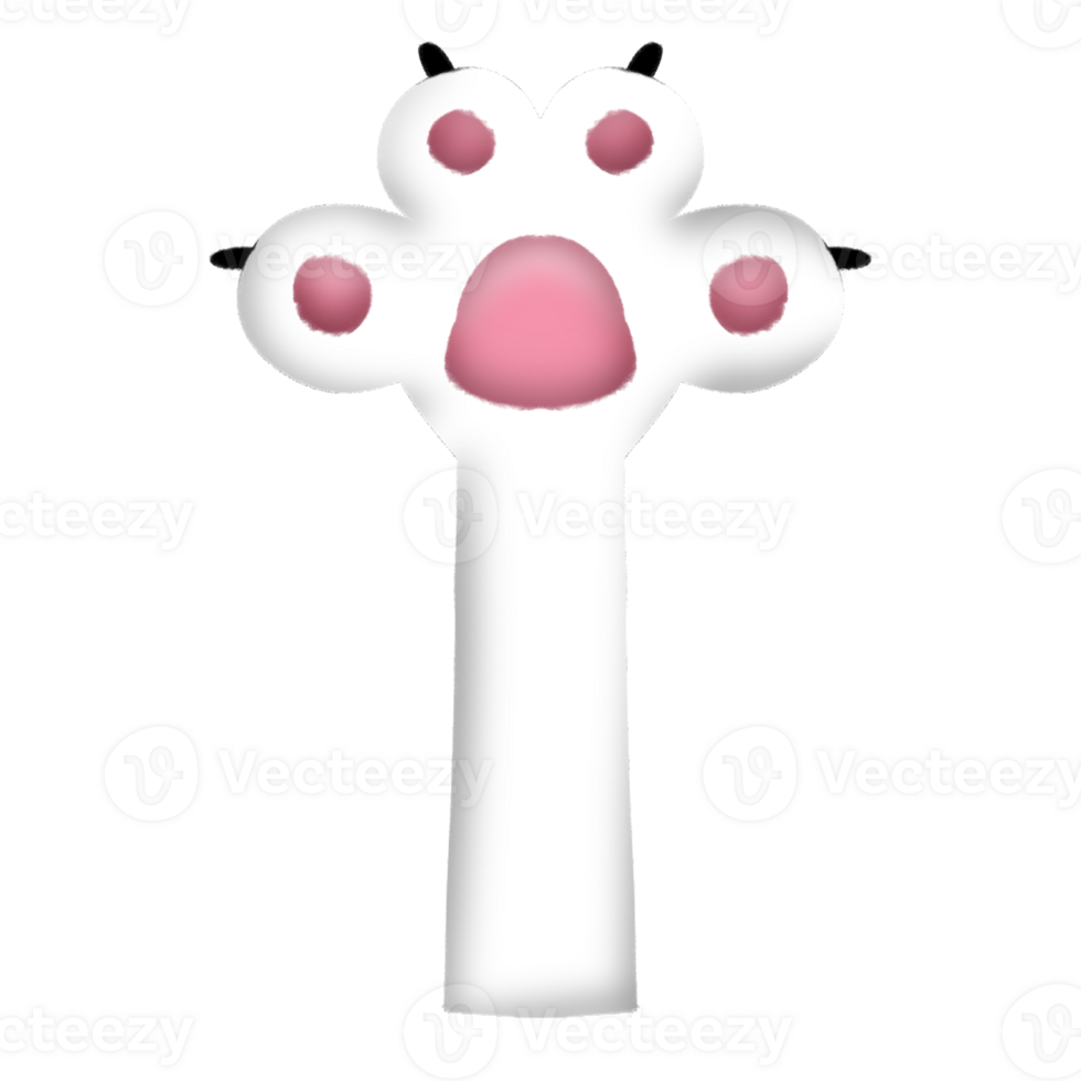 Kitten's little paw png