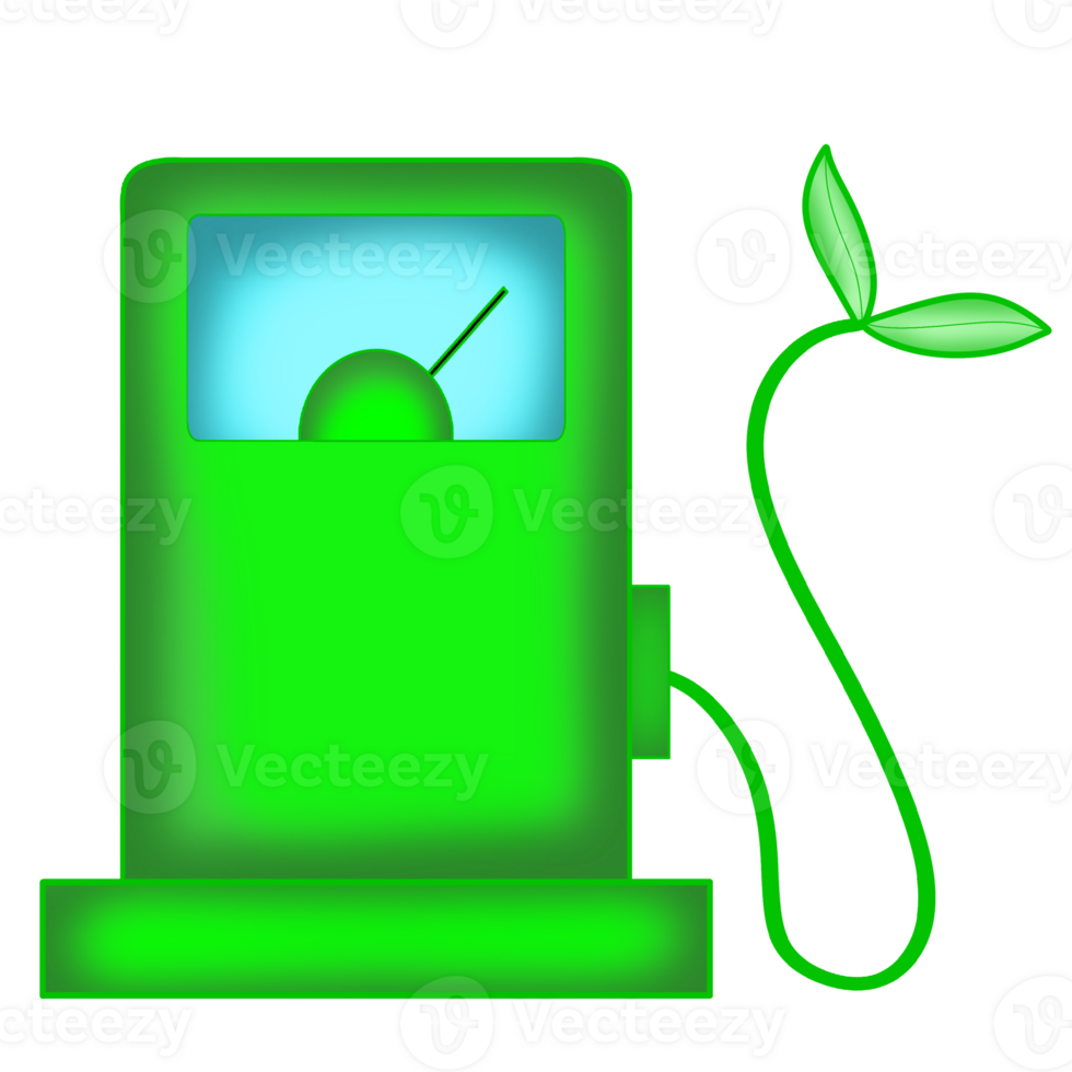 Green electric charger png
