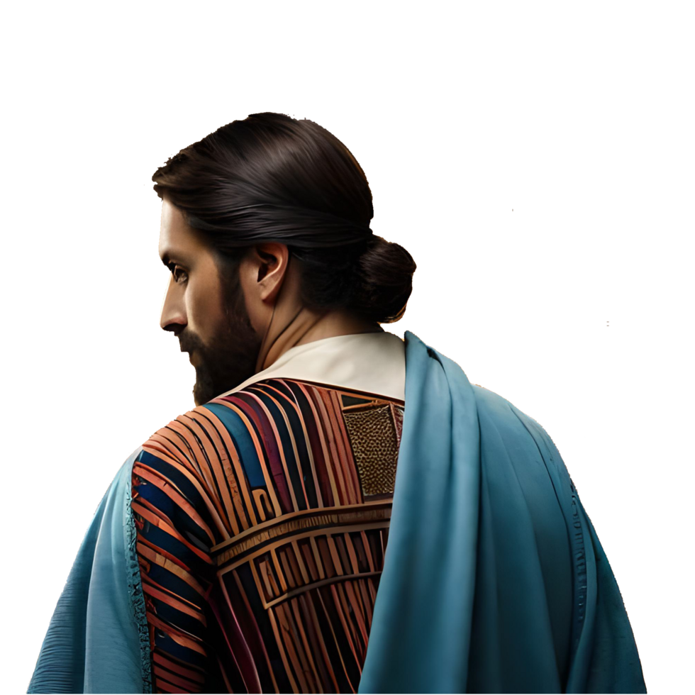Ancient Stories Come to Life Man in Biblical Costume generative with AI png