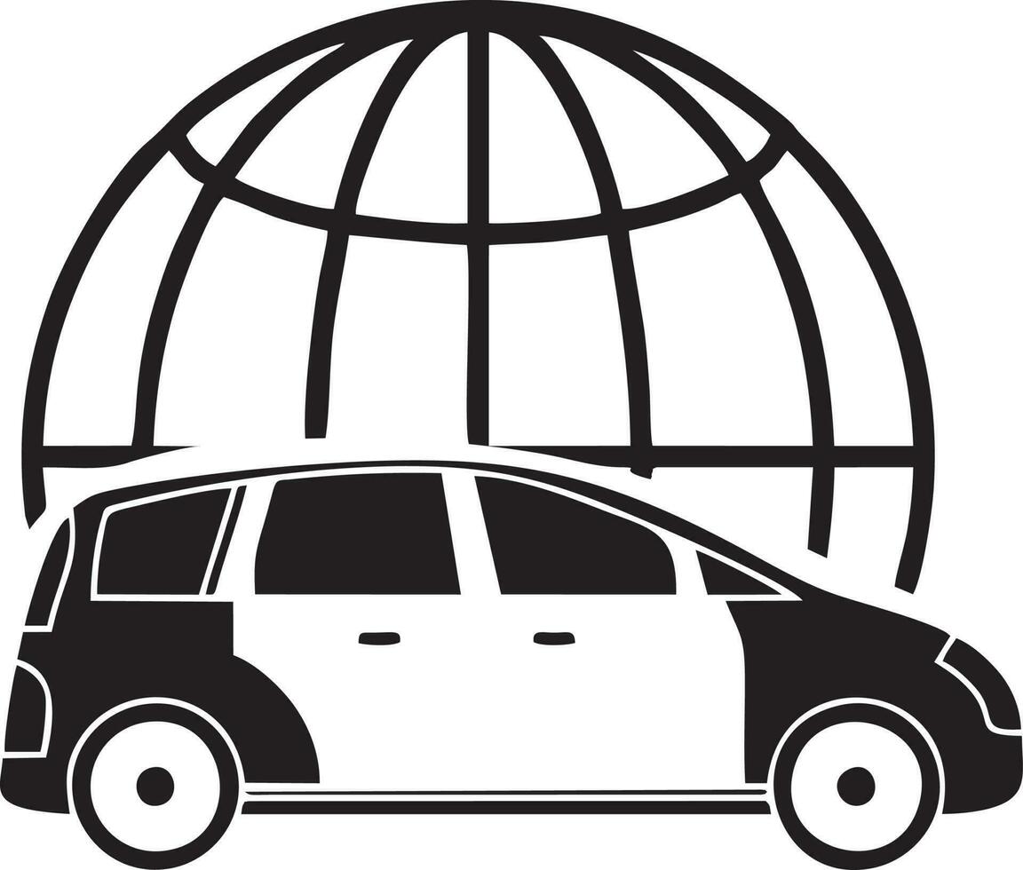 car vehicle transportation icon symbol vector image. Illustration of the automobile automotive motor vector design. EPS 10