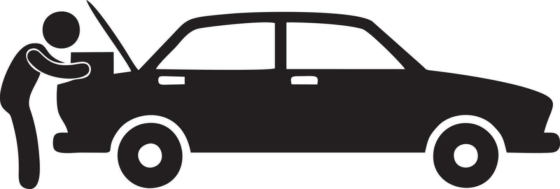 car vehicle transportation icon symbol vector image. Illustration of the automobile automotive motor vector design. EPS 10