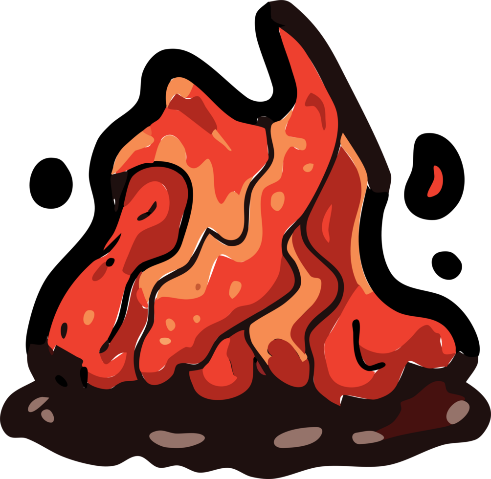 lava PNG grafisch clip art ontwerp